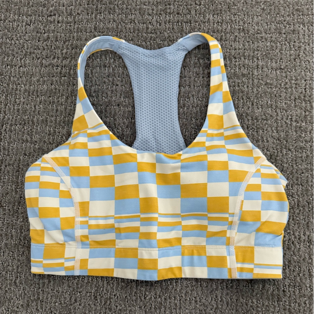 Outdoor Voices Doing Things Bra Size S Checker